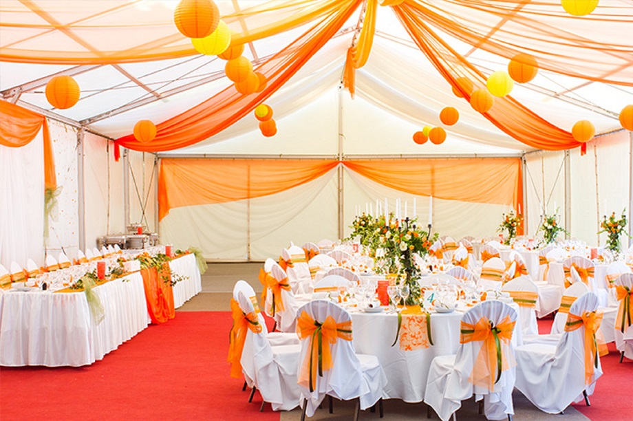 Orange Wedding Decorations