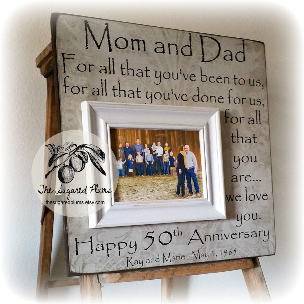 50th Wedding Anniversary Gifts for Parents Wedding Ideas