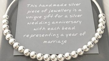 25th silver traditional wedding gift