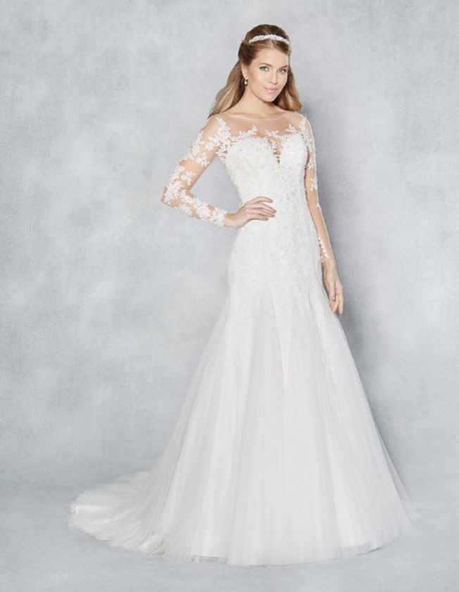 Beautiful Long Sleeve Wedding Dress Lace