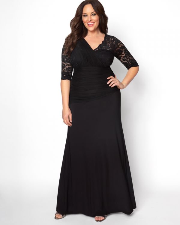 Plus Size Formal Dresses Black